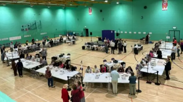 Counting at the Westgate Leisure Centre