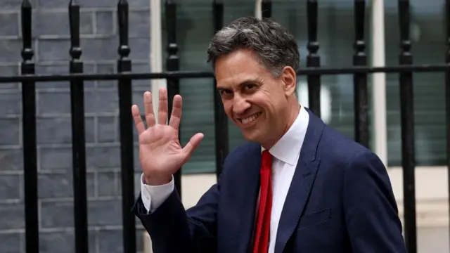 Ed Miliband arrives in Downing Street