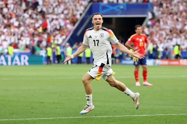 Florian Wirtz of Germany celebrates