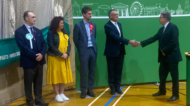 Sir Bernard Jenkin and fellow candidates