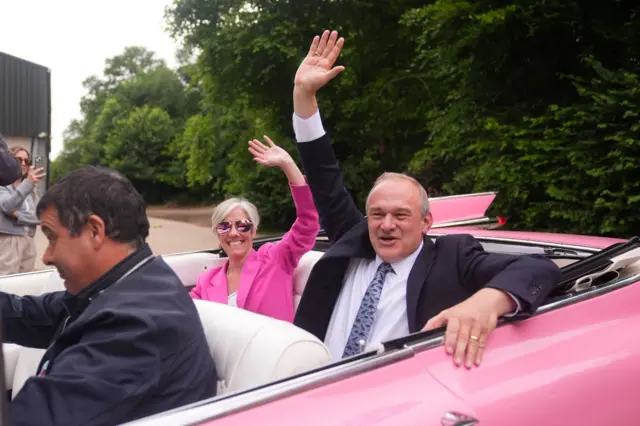 Daisy Cooper with Lib Dem leader, Sir Ed Davey