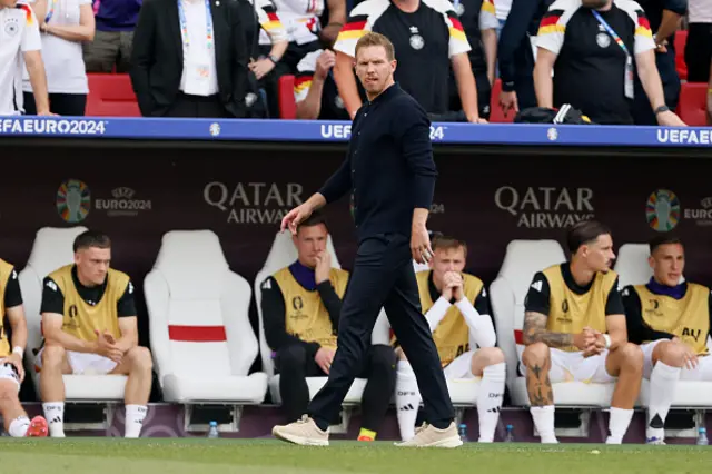 Julian Nagelsmann, Head Coach of Germany on the side line