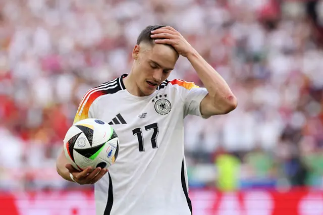 Florian Wirtz of Germany reacts