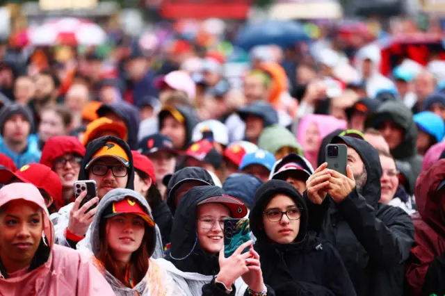 Fans at the British Grand Prix