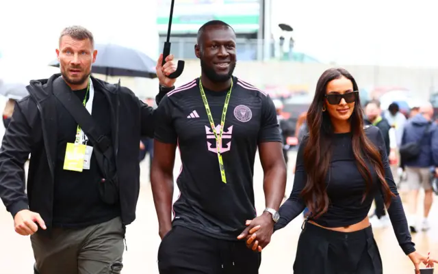 Stormzy and Maya Jama