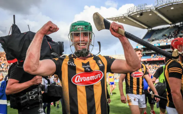 Tommy Walsh celebrates Kilkenny's victory over Clare