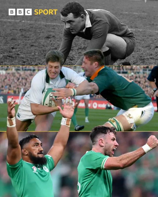 Images from famous Ireland wins over South Africa