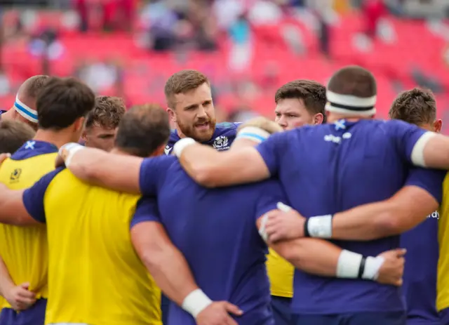 Scotland huddle