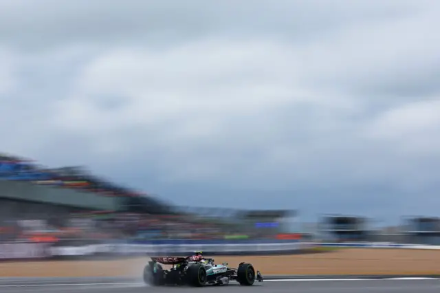 Lewis Hamilton at the British Grand Prix.