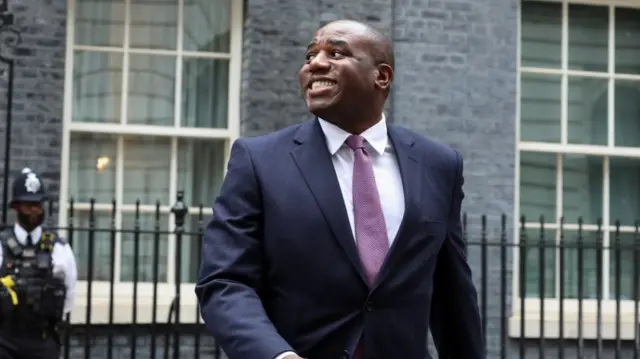 Britain's newly appointed Foreign Secretary David Lammy leaves 10 Downing Street, following the results of the election, in London, Britain, July 5, 2024