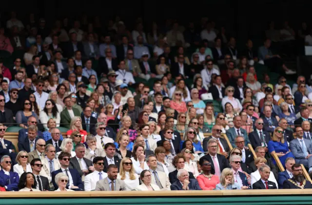 Royal Box at Wimbledon