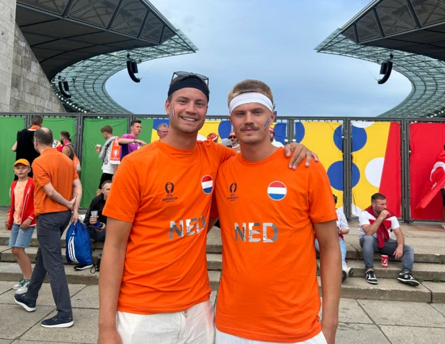 Swedish brothers in Netherlands kit