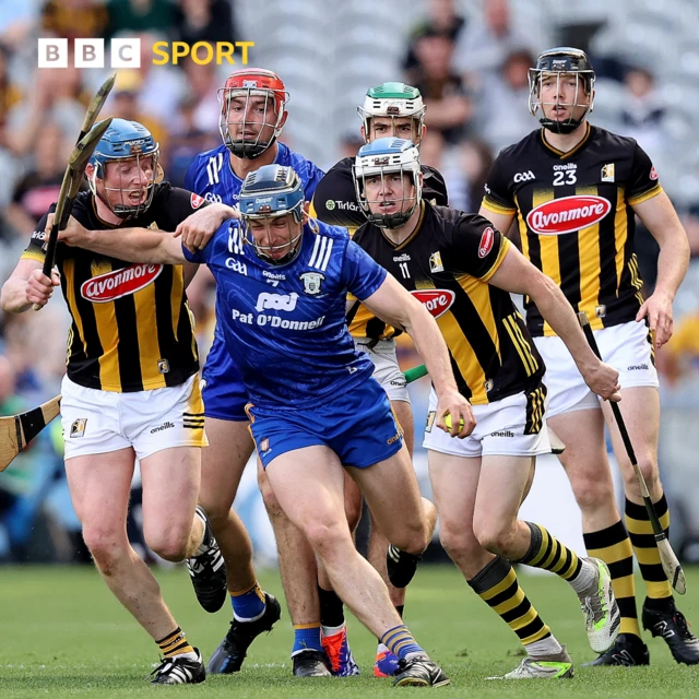 Action from Kilkenny v Clare in the All-Ireland semi-final