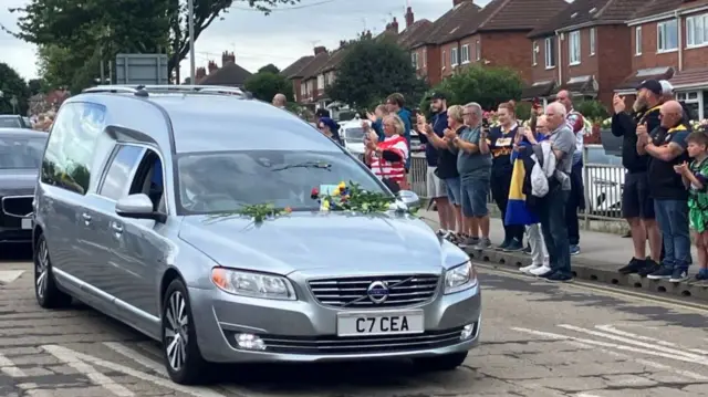 The funeral cortege