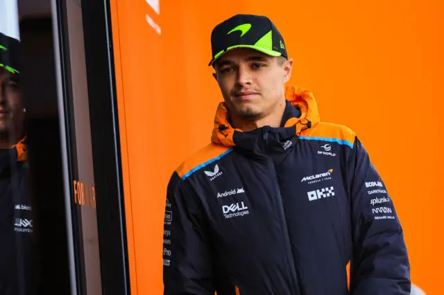 Lando Norris at the British Grand Prix