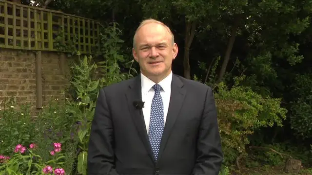 Lib Dem leader Sir Ed Davey