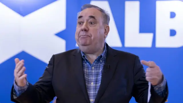 Alba Party leader Alex Salmond