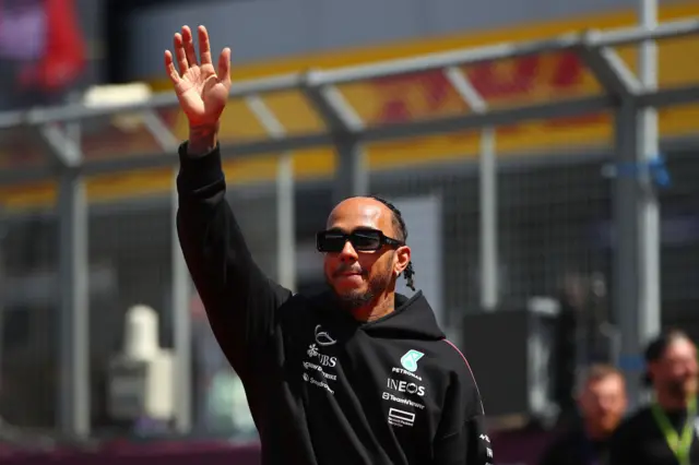 Lewis Hamilton at the British Grand Prix