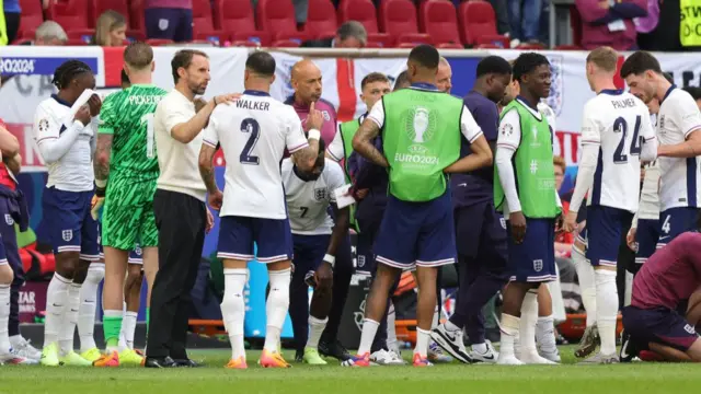 england quad during their match against Switzerland