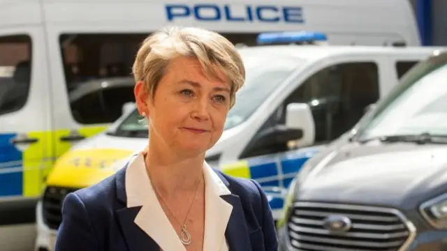 Home Secretary Yvette Cooper visits Lewisham Police Station in south London, 8 July 2024