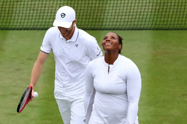 Jamie Murray (left) and Taylor Townsend (right)