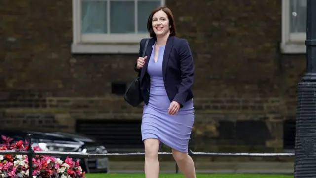 Bridget Phillipson arrives at 10 Downing Street, London