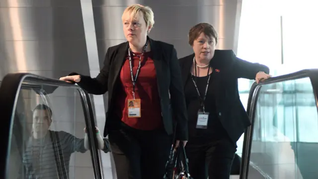 Labour's Maria Eagle and Angela Eagle in 2016