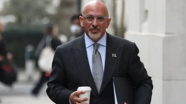 Nadhim Zahawi outside Whitehall