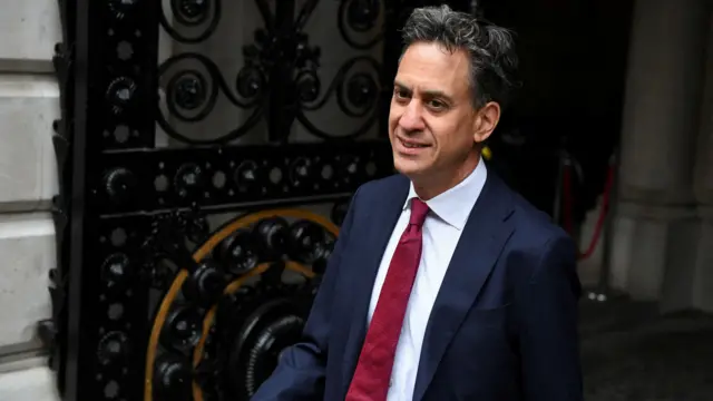 Energy Secretary Ed Milliband