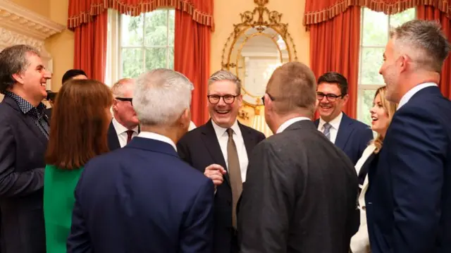 Starmer and metro mayors at Downing Street