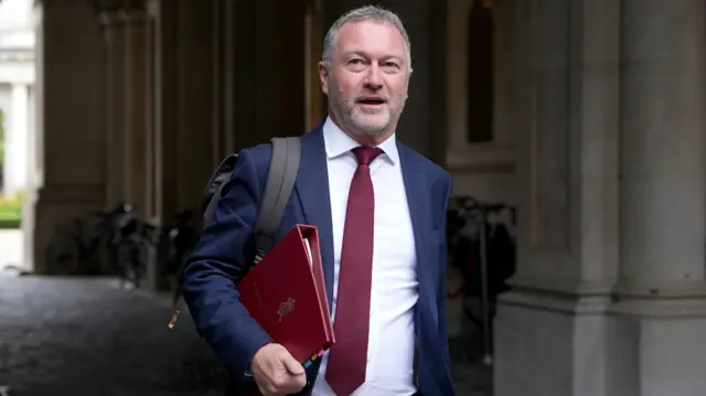 Environment Secretary Steve Reed arriving in Downing Street