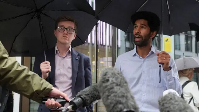 Dr Robert Laurenson and Dr Vivek Trivedi, co-chairs of the BMA's junior doctors' committee.