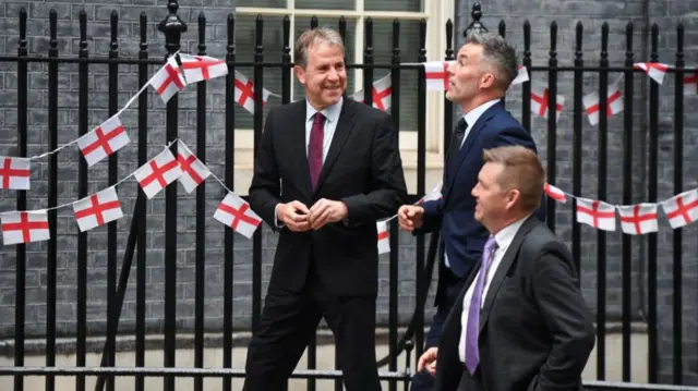 Mayors arriving in Downing St no 10