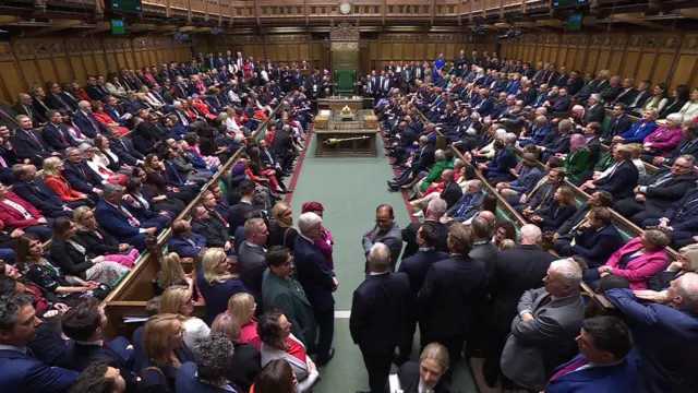 The House of Commons full of MPS