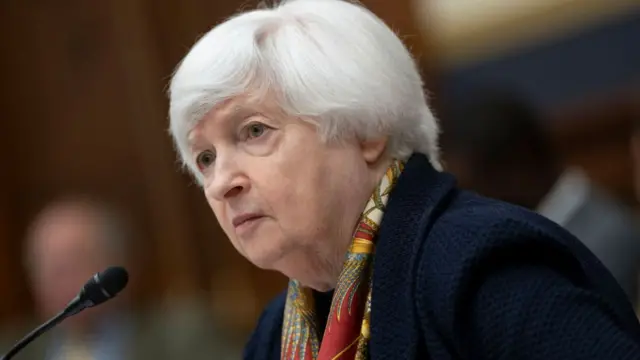 Yellen testifying to Congress