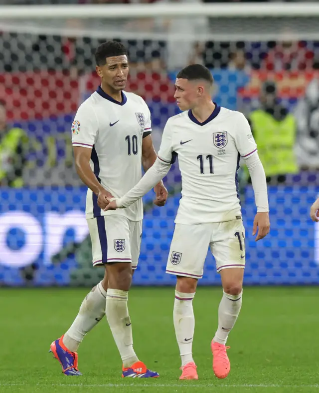 Jude Bellingham and Phil Foden