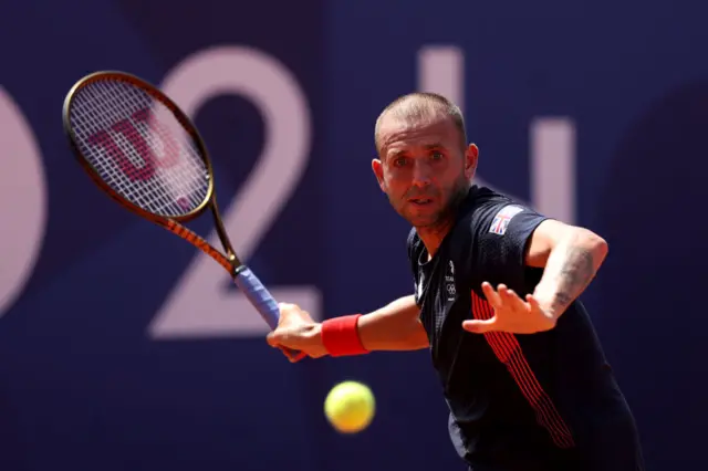 Dan Evans of Team Great Britain