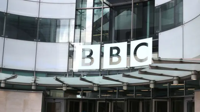 BBC sign External Sign London, England