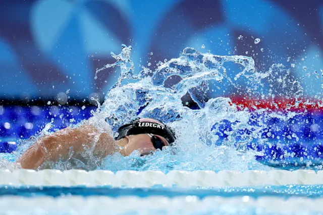 Katie Ledecky of Team United States competes