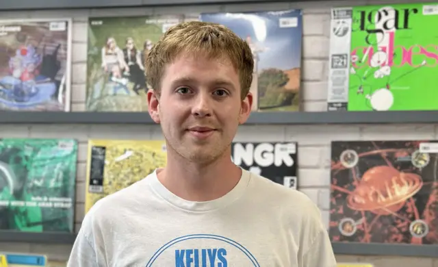 James Willicombe, a manager at Kelly’s records in Cardiff