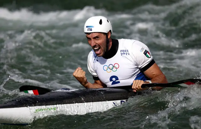 Giovanni de Gennaro of Team Italy celebrates