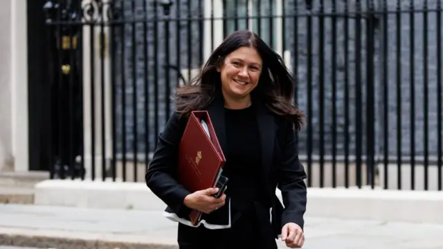 secretary of State for Culture, Media and Sport Lisa Nandy leaves Downing Street