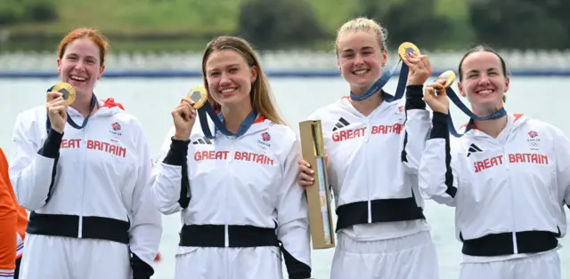 Georgina Brayshw, Lola Anderson, Hannah Scott and Lauren Henry