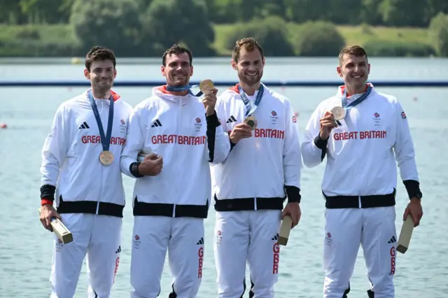 Great Britain's men's four team