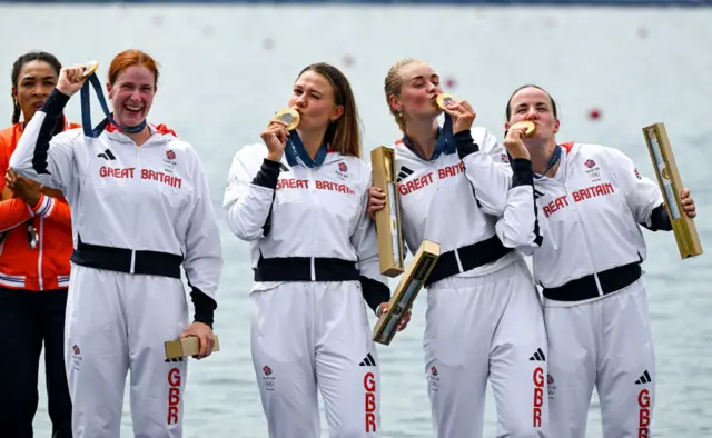 Georgina Brayshaw, Lola Anderson, Hannah Scott and Lauren Henry