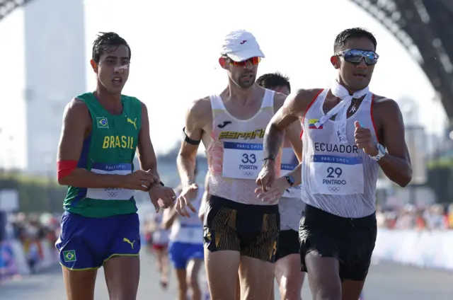 Brian Daniel Pintado, Caio Bonfim and Alvaro Martin