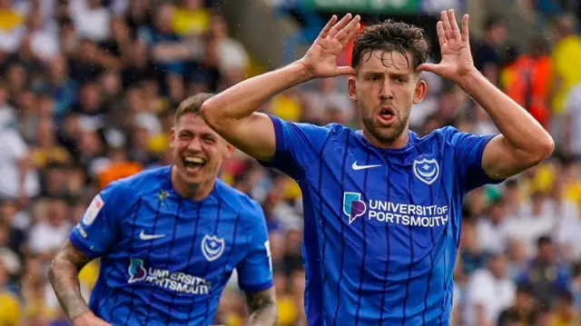 Callum Lang celebrates scoring