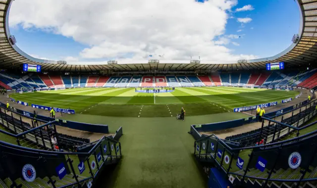 Rangers start this season with Hampden as their temporary home