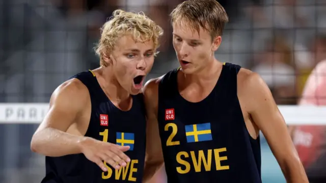 Swedish pair Jonatan Hellvig and David Ahman