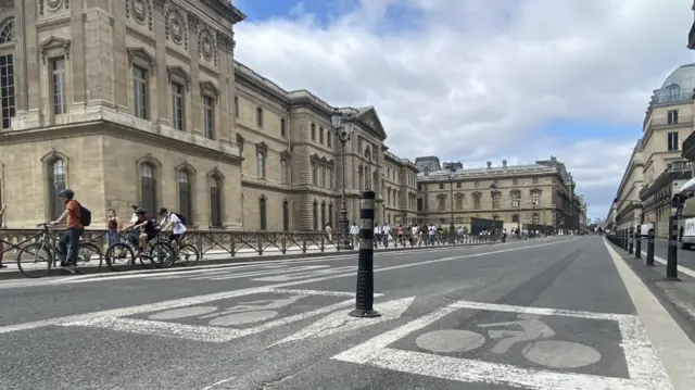 Paris cycling lane